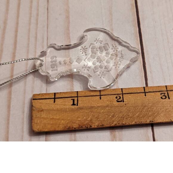 Genuine Fine Crystal Christmas Ornament Signed Pepi Herrmann - Picture 3 of 7